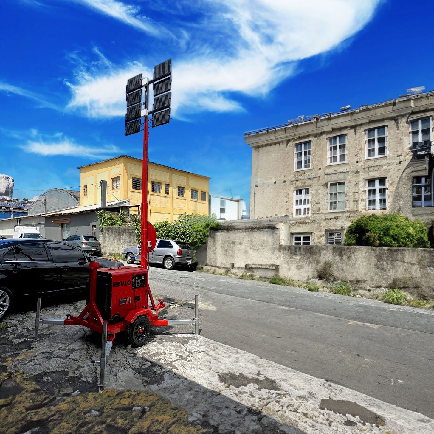 RV 4800 diesel em operação no campo